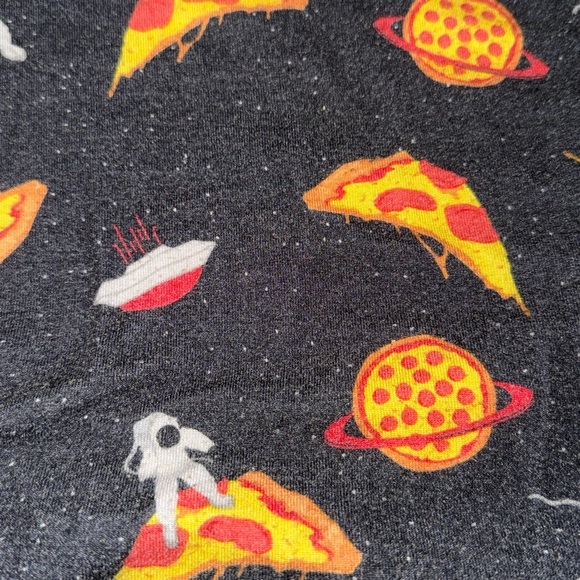 Hot Chillys Kids Pizza, Astronaut Print Base Layer Set (size small) - Picture 2 of 2
